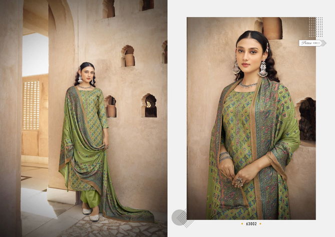 Adaah By Siyoni Designer Viscose Pashmina Dress Material